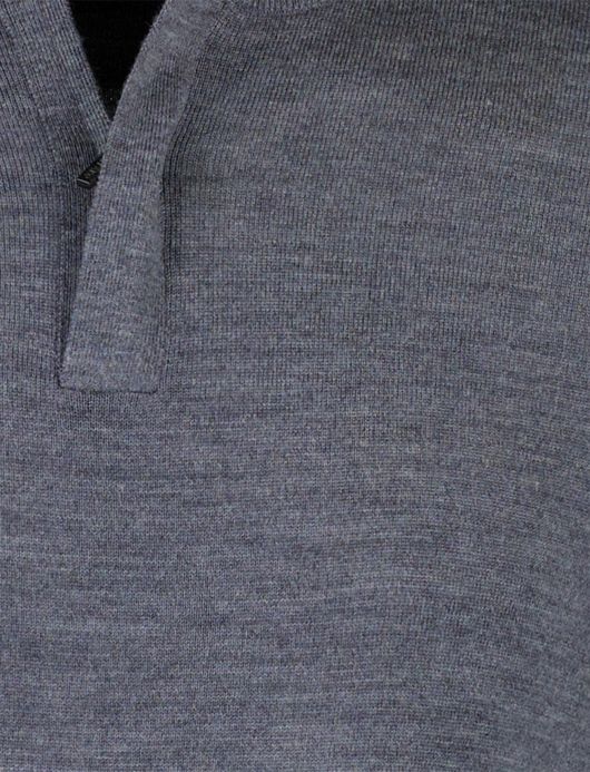 Cavallaro Saronno half zip pullover grijs