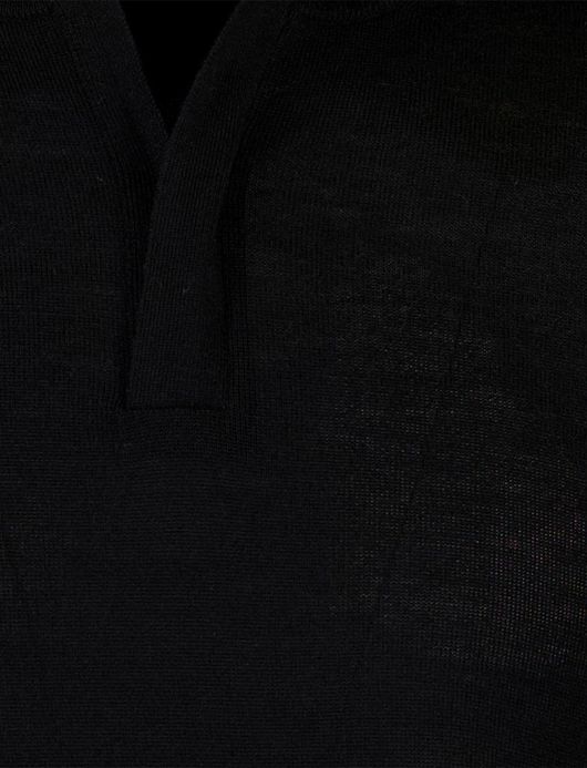 Cavallaro Saronno half zip pullover zwart