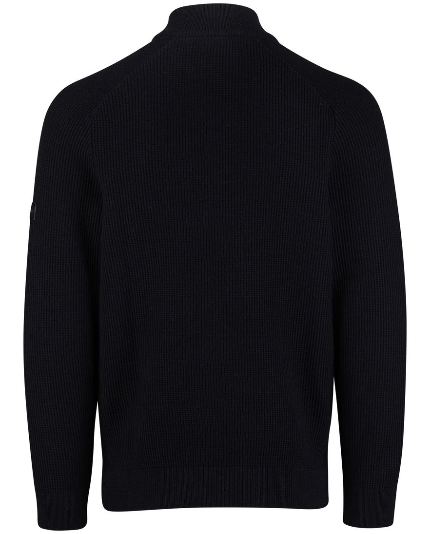 Cavallaro Sagio half zip donkerblauw normale fit