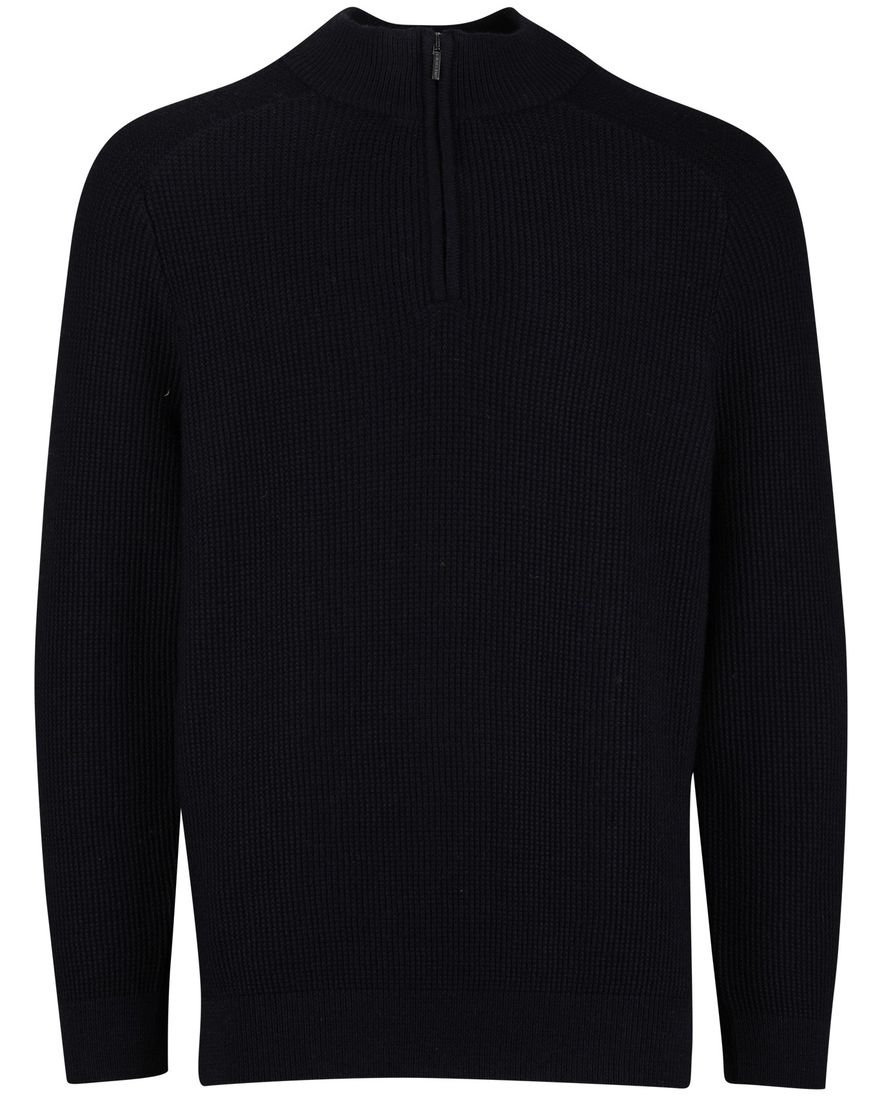 Cavallaro Sagio half zip donkerblauw normale fit