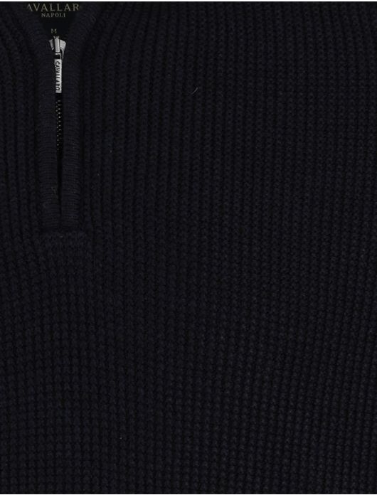 Cavallaro Sagio half zip donkerblauw