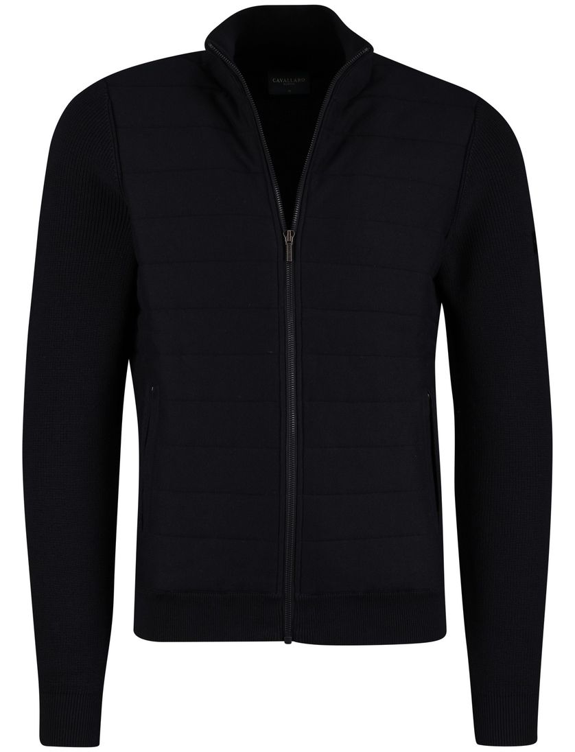 Donkerblauw gevoerd Cavallaro vest