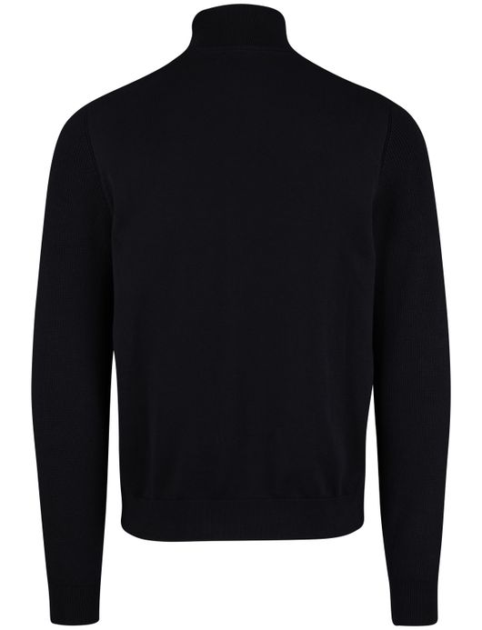 Cavallaro Gioni vest rits donkerblauw gevoerd