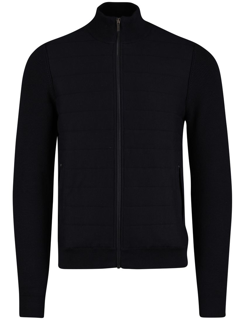 Donkerblauw gevoerd Cavallaro vest