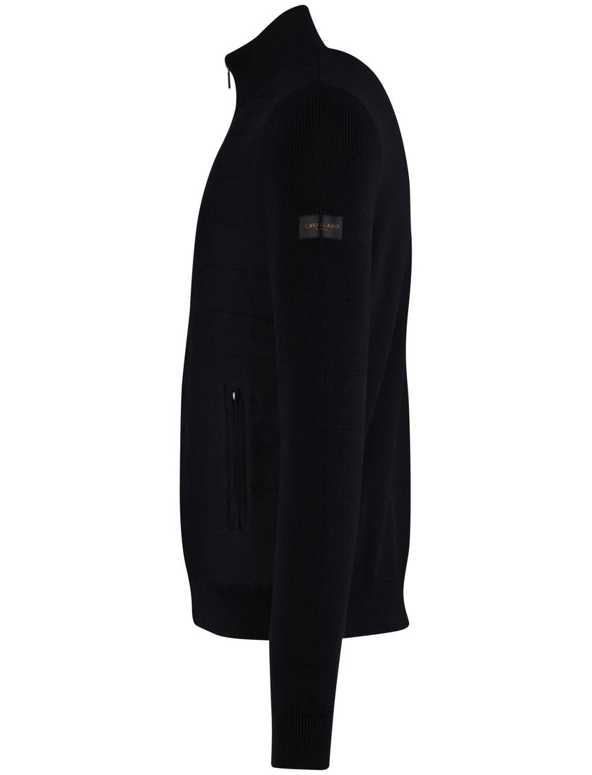 Donkerblauw gevoerd Cavallaro vest