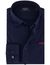 NZA overhemd donkerblauw knitted Riley 100% katoen