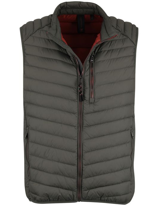 Casa Moda Bodywarmer groen effen polyester