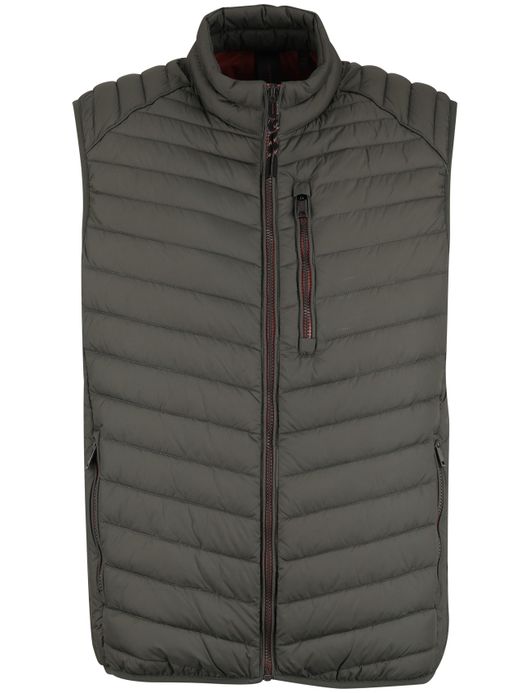 Casa Moda Bodywarmer groen effen polyester