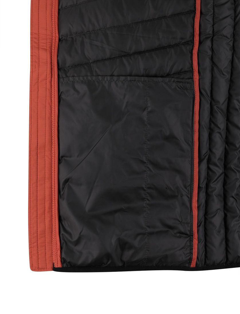 Casa Moda Bodywarmer oranje effen met borstzak