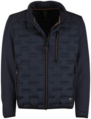 Casa Moda Casa Moda tussenjas hybrid donkerblauw polyester