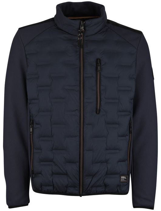 Casa Moda tussenjas hybrid donkerblauw polyester