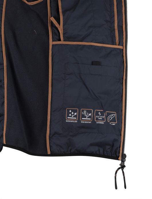 Casa Moda tussenjas hybrid donkerblauw polyester