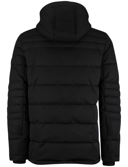 Casa Moda winterjas gewatteerd zwart polyamide