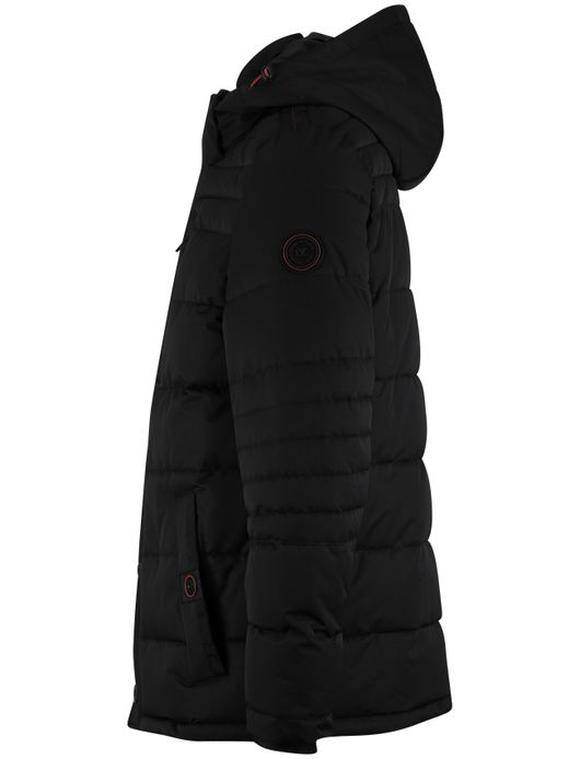 Casa Moda winterjas gewatteerd zwart polyamide