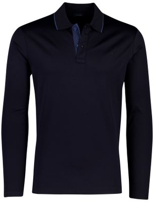 Paul & Shark Donkerblauwe Paul & Shark aqua touch lange mouw polo