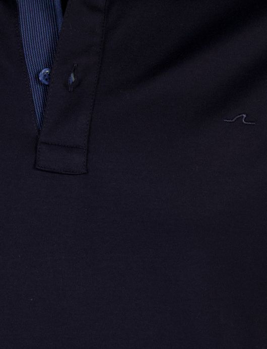 Donkerblauwe Paul & Shark aqua touch lange mouw polo