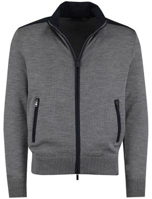 Paul & Shark Paul & shark vest effen grijs wijde fit