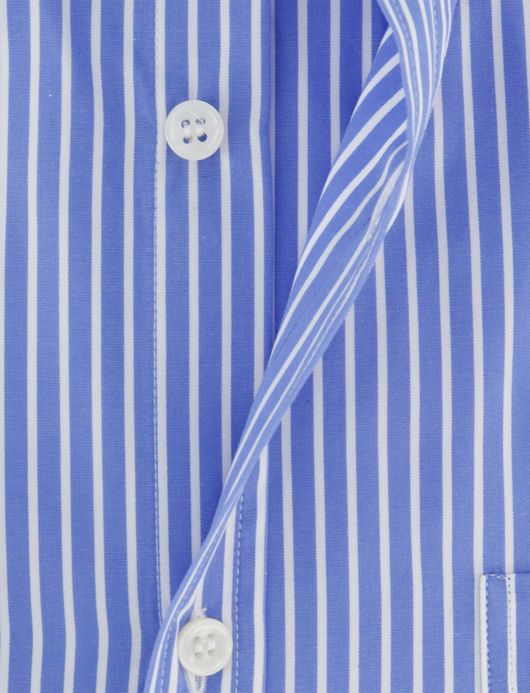 Paul & Shark overhemd blauw wit gestreept