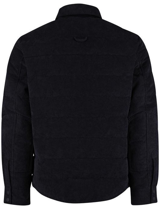 NZA Winterjas donkerblauw corduroy vier zakken effen