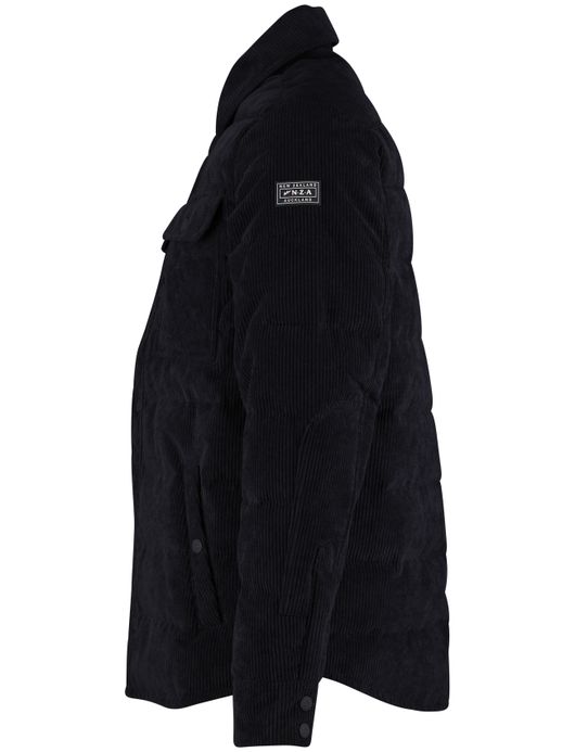 NZA Winterjas donkerblauw corduroy vier zakken