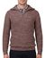 NZA Bordeaux Trui Gemeleerd Half zip gebreid