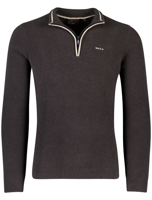 NZA half zip trui antraciet
