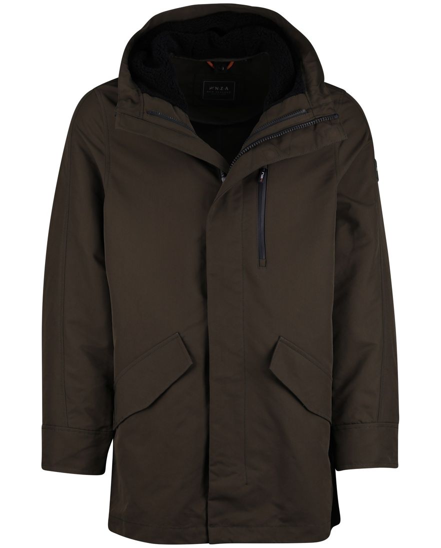 NZA parka jas groen polyester