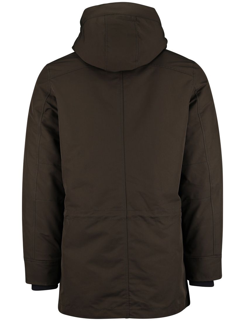 parka jas NZA groen polyester effen