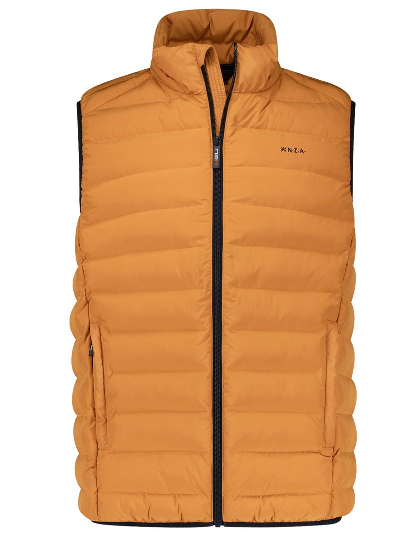 Bodywarmer effen oranje New Zealand normale fit