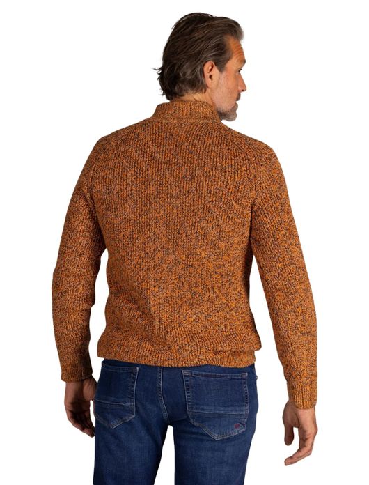 New Zealand trui oranje gemeleerd normale fit