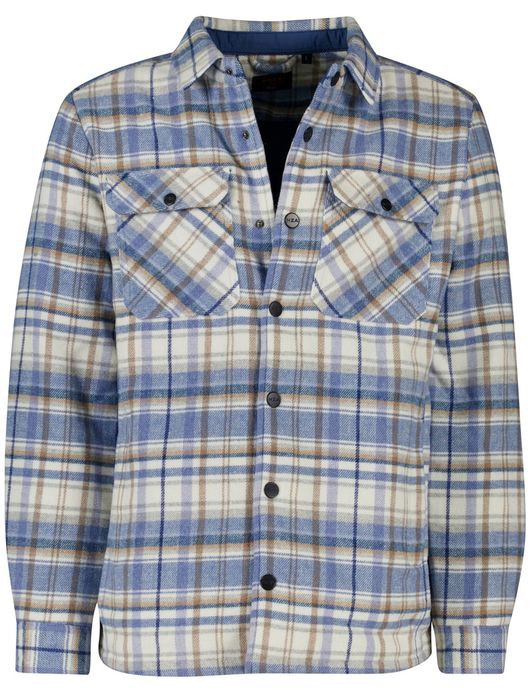 NZA overshirt blauw geruit