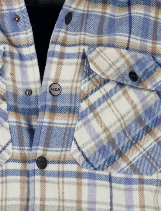 NZA outdoor vest blauw effen