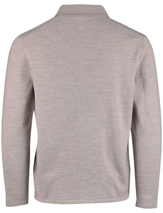 Cavallaro beige effen vest slim fit