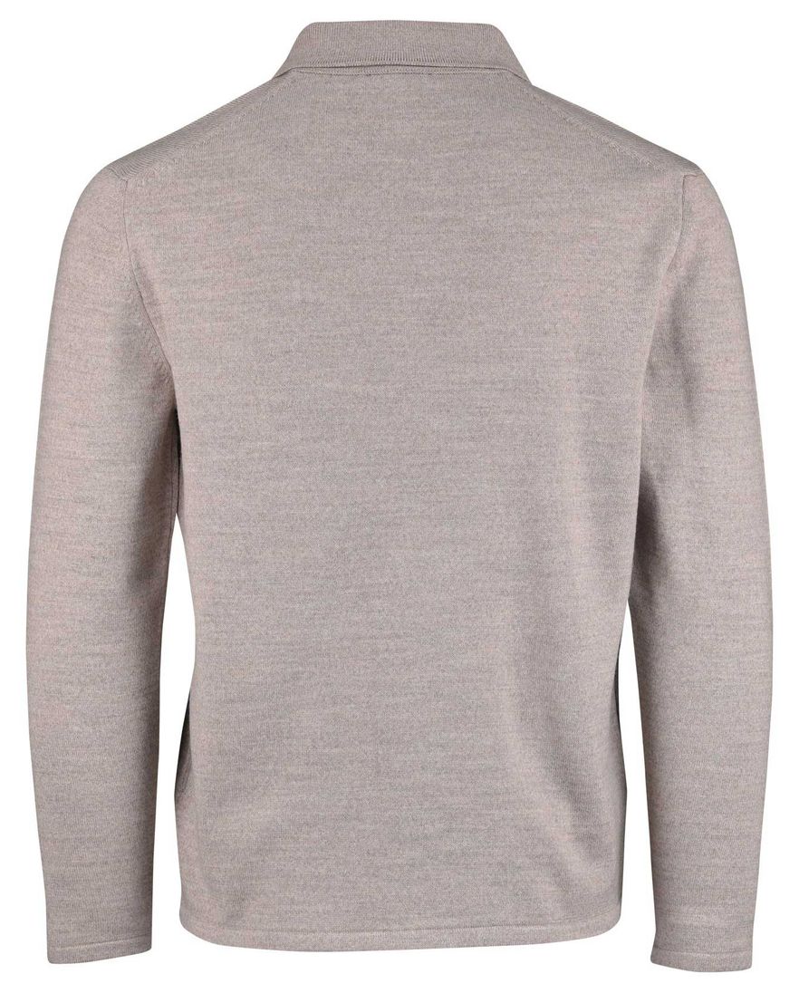 Cavallaro beige effen vest slim fit