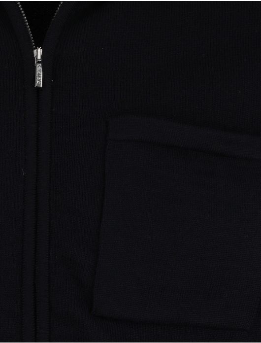 Cavallaro vest navy effen slim fit wol