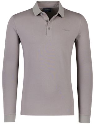 Cavallaro Grijze lange mouw polo Cavallaro Basso katoen