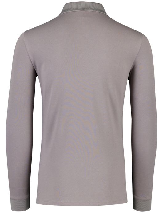 Cavallaro Basso Polo LM grijs katoen