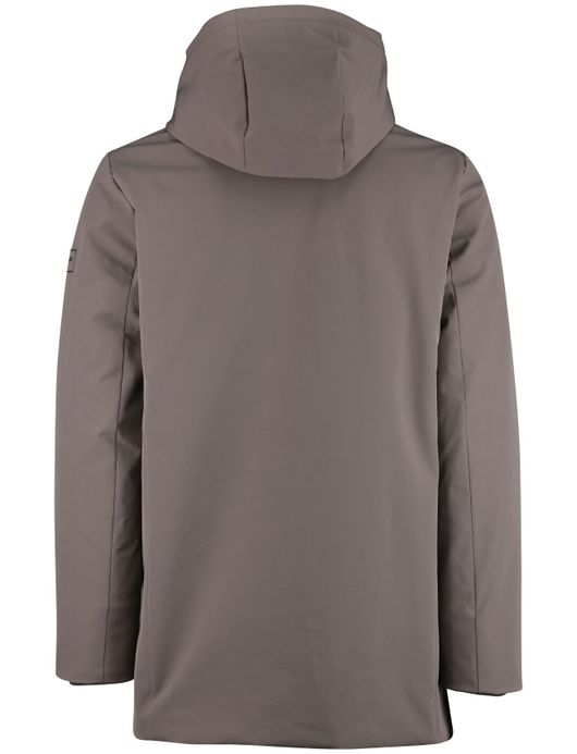 Cavallaro Tervigio parka jas bruin effen capuchon waterdicht