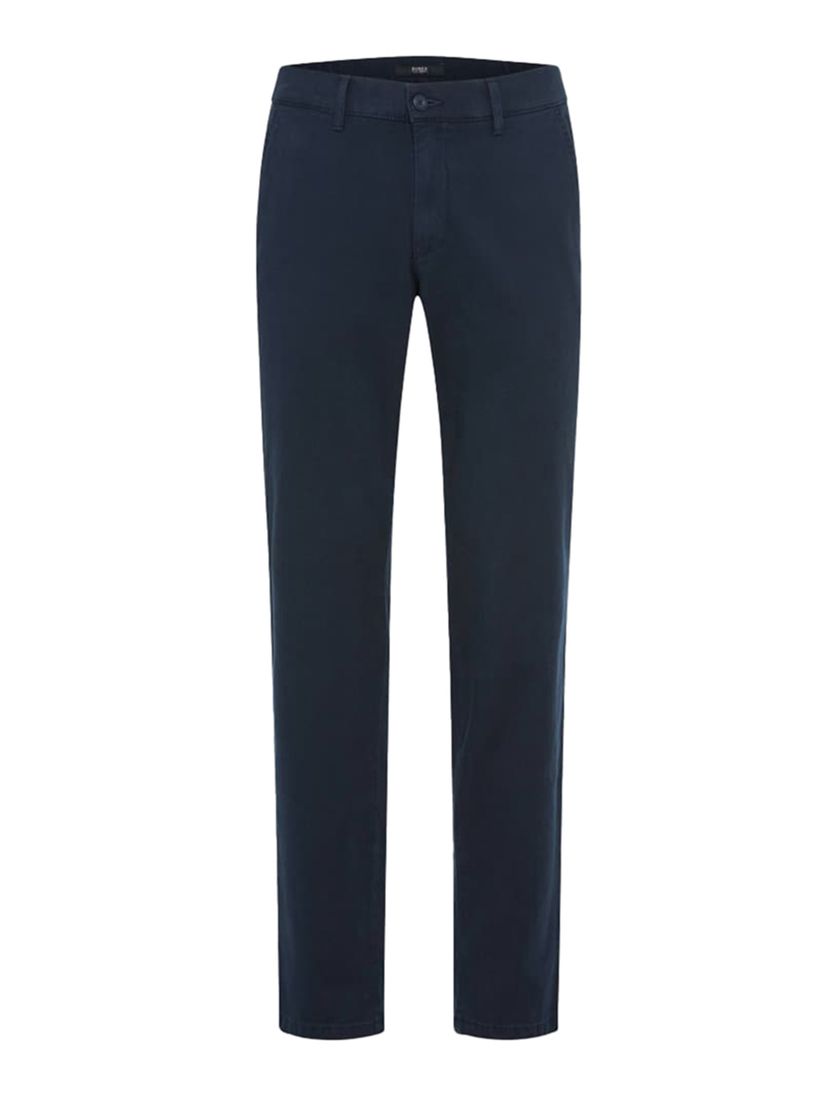 Eurex Pantalon katoen navy effen