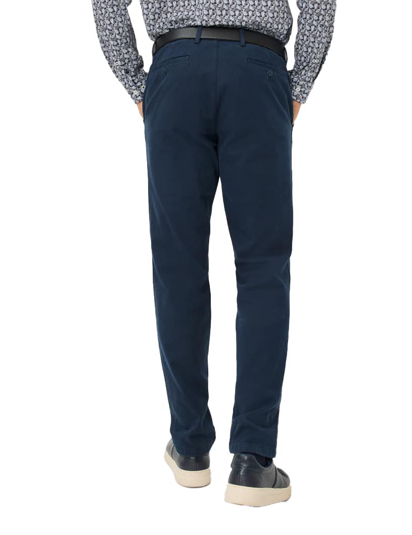 Eurex Pantalon katoen navy effen
