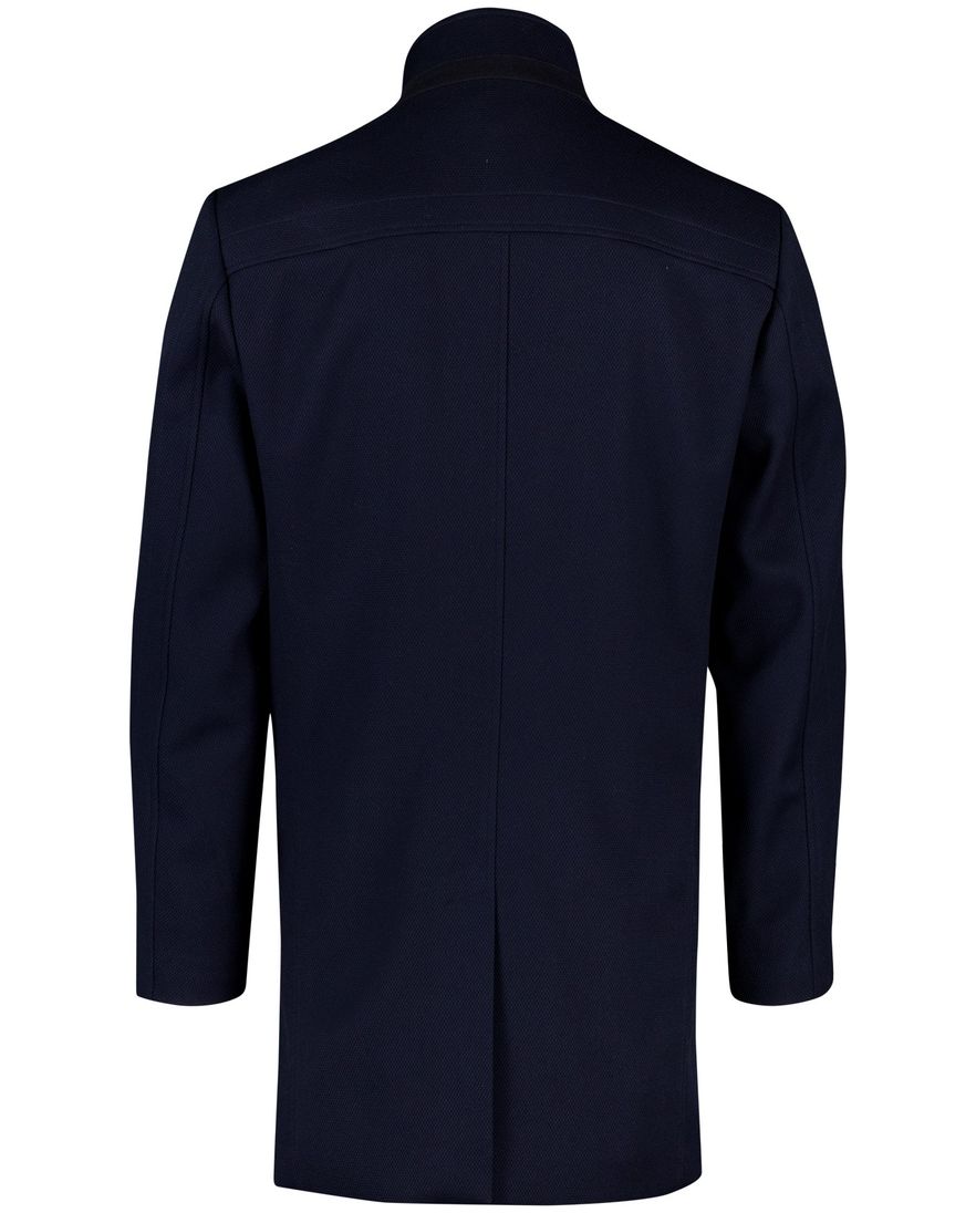 Scotland Blue winterjas mantel donkerblauw