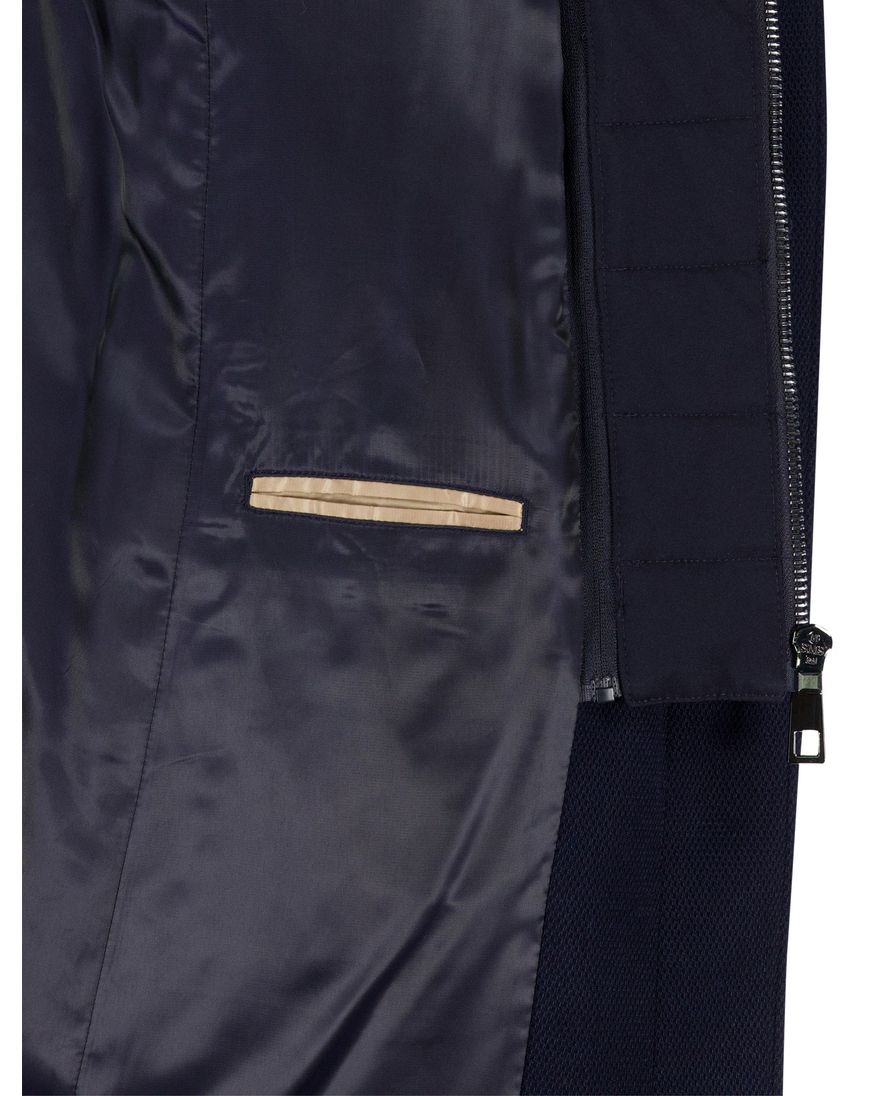 Scotland Blue winterjas mantel donkerblauw