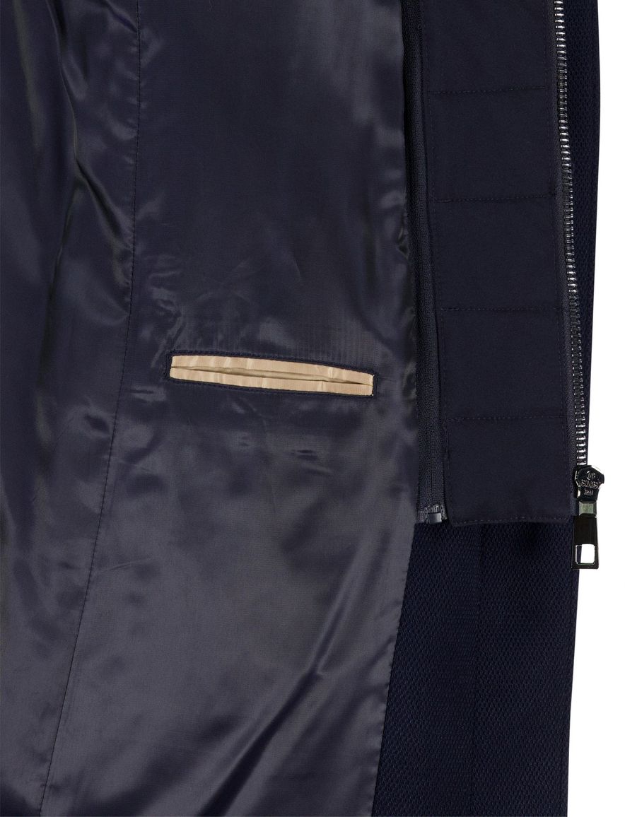 Scotland Blue winterjas mantel donkerblauw