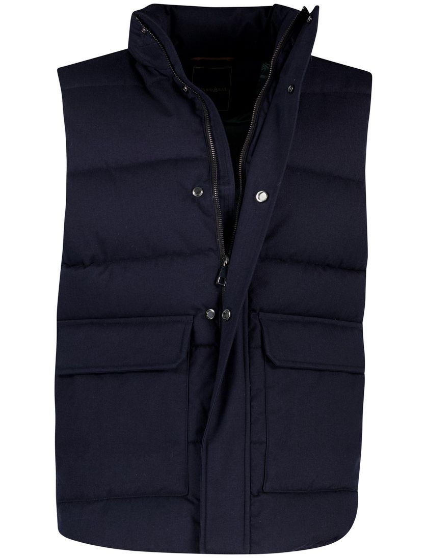 Scotland Blue bodywarmer donkerblauw
