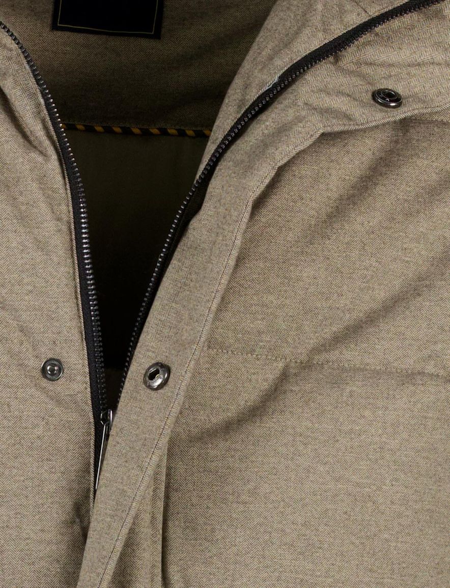 Scotland Blue Jurd winterjas camel