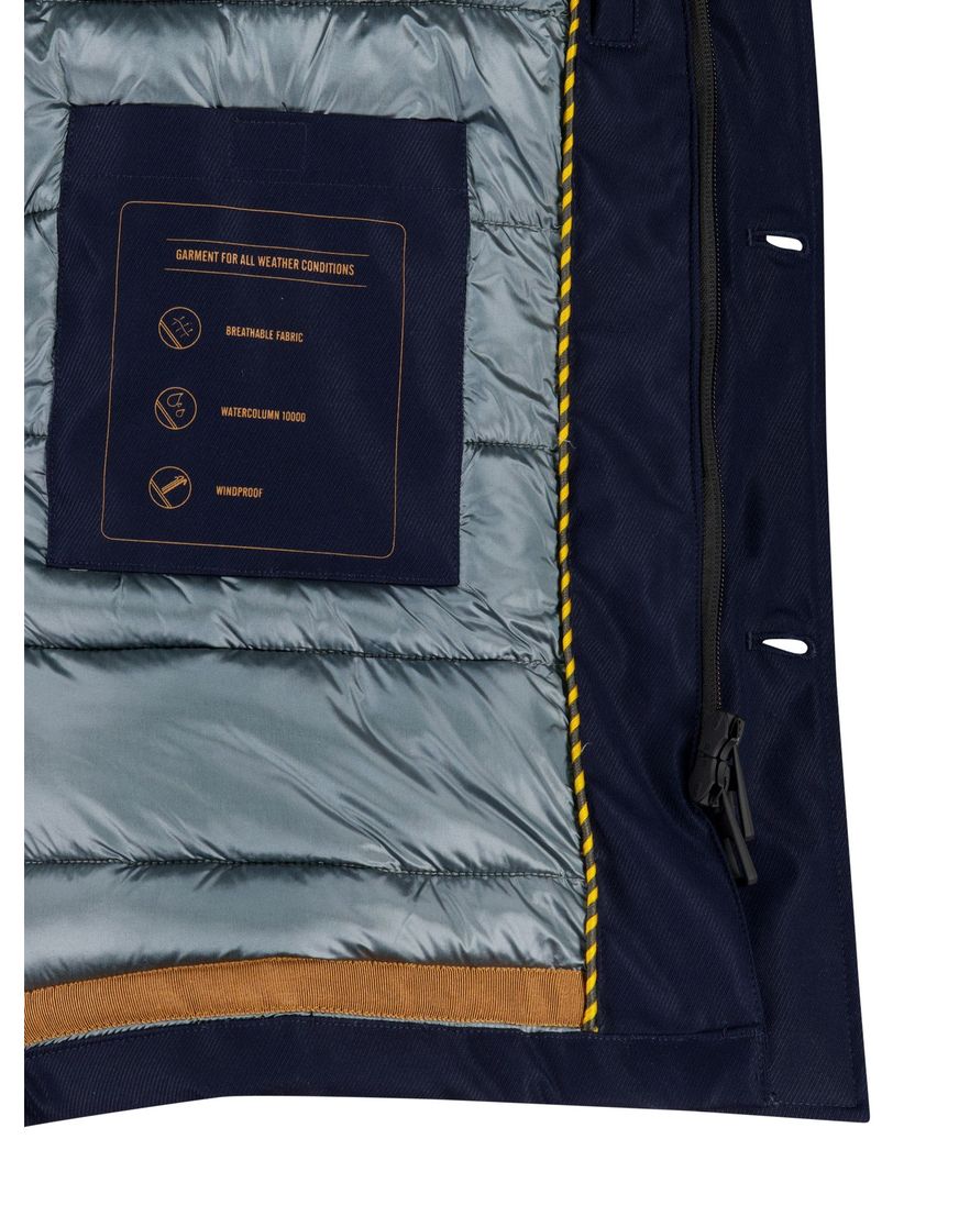 Scotland Blue winterjas donkerblauw