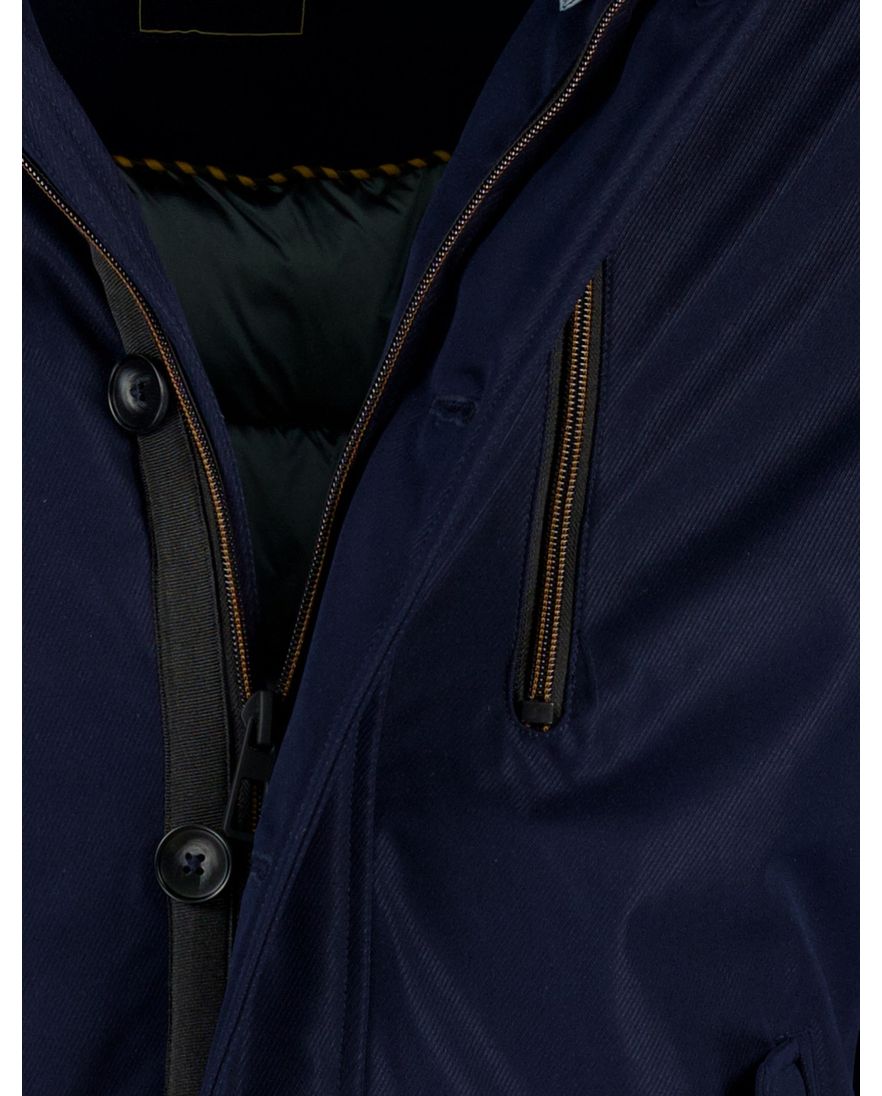 Scotland Blue winterjas donkerblauw