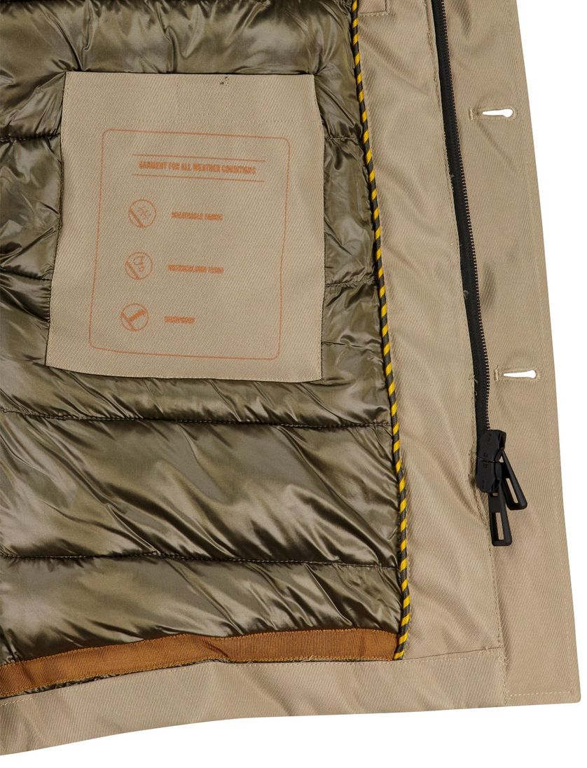 Scotland Blue winterjas parka bruin