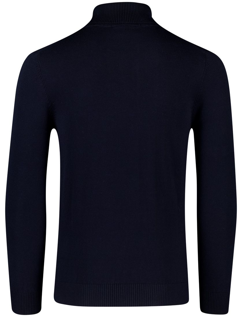 Scotland Blue coltrui donkerblauw katoen
