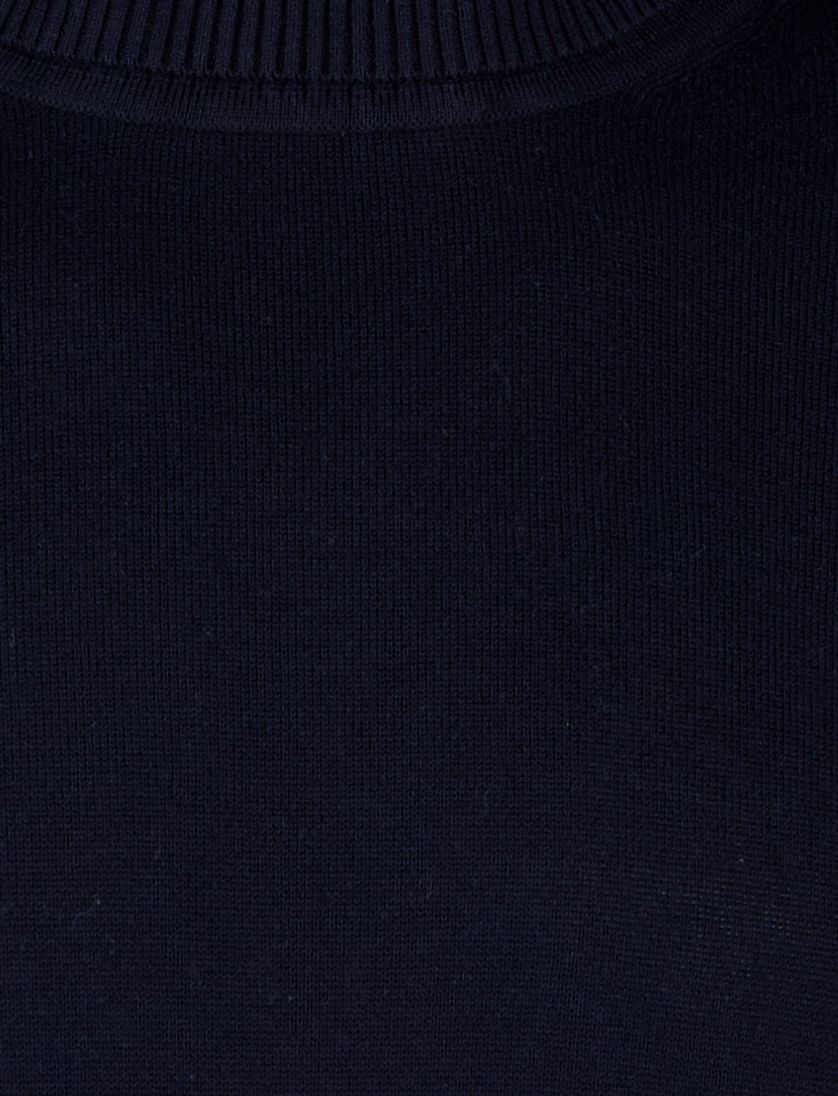 Scotland Blue coltrui donkerblauw katoen